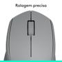 Imagem de Mouse sem fio Logitech M280 com Conexão USB e Pilha Inclusa, Cinza - 910-004285