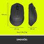 Imagem de Mouse sem fio Logitech M280 com Conexão USB e Pilha Inclusa, Preto - 910-004284