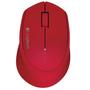 Imagem de Mouse sem fio Logitech M280 com Conexão USB e Pilha Inclusa, Vermelho - 910-004286