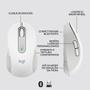 Imagem de Mouse Sem Fio Logitech M650 Silencioso Bluetooth USB Branco 910-006252