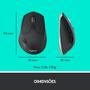 Imagem de Mouse sem Fio Logitech M720 Triathlon com USB Unifying ou Bluetooth com Easy-Switch para até 3 Dispositivos e Pilha Inclusa - 910-004790