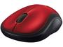 Imagem de Mouse sem Fio Logitech Óptico 1000DPI 3 Botões M185 Vermelho