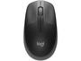 Imagem de Mouse sem Fio Logitech Óptico 1000DPI 3 Botões - M190 Cinza