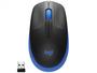 Imagem de Mouse sem Fio Logitech Óptico 1000DPI - M190 Azul Original
