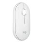 Imagem de Mouse Sem Fio Logitech Pebble 2 M350s, USB Logi Bolt ou Bluetooth e Pilha Inclusa, com Clique Silencioso, Branco - 910-007047