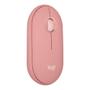Imagem de Mouse Sem Fio Logitech Pebble 2 M350s, USB Logi Bolt ou Bluetooth e Pilha Inclusa, com Clique Silencioso, Rosa- 910-007048