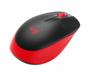 Imagem de Mouse sem fio m190 logitech preto/vermelho 910-005904