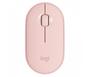 Imagem de Mouse sem fio m350 logitech pebble rosa 910-005769 - dupla conectividade 