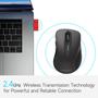 Imagem de Mouse Sem Fio Memzuoix 2.4G - 1400 DPI - Receptor USB