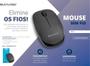 Imagem de Mouse Sem Fio Multilaser 1200dpi Wireless Preto Usb Conforto