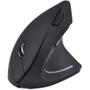 Imagem de Mouse Sem Fio Recarregavel 2.4 Ghz Vertical Ergonomico Ortopedico Power Fit 1600 Dpi Preto Usb - Pm300