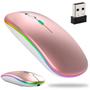Imagem de Mouse Sem Fio Recarregável Led RGB Óptico 2.4ghz Ultra Slim