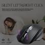 Imagem de Mouse Sem Fio Recarregável Uineer 2.4G - Compatível com Laptop e USB