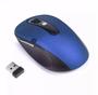 Imagem de Mouse Sem Fio Recarregável Wireless Escritório Ergonômico Com Bateria Interna 2,4 Ghz Home Office 6 Botões