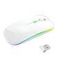 Imagem de Mouse sem Fio Recarregável Wireless Led RGB Ergonômico