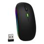 Imagem de Mouse Sem Fio Rgb Recarregável Wireless Bluetooth 1200dpi