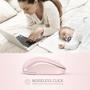 Imagem de Mouse Sem Fio Silencioso 2.4G - Receptor USB Portátil (Rosa)