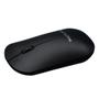 Imagem de Mouse sem fio slim preto conexao usb 1200dpi 3 botoes design ergonomico