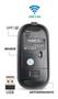 Imagem de Mouse Sem Fio Wireless Bluetooth Recarregável Led Rgb 2.4ghz Color