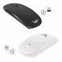 Imagem de Mouse Sem Fio Wireless Óptico Slim 1600 Dpi Notebook Pc Mac