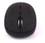 Imagem de Mouse Sem Fio Wireless Para Notebook Pequeno Bluetooth Nano USB em Tecido Nos Botões Preto MS601 OEX
