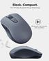 Imagem de Mouse silencioso Bluetooth Lenovo WL300 de 5 botões 1600 DPI cinza