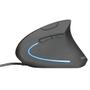 Imagem de Mouse Trust Vertical Ergonômico Verto, LED Azul, 6 Botões - 22885