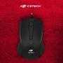 Imagem de Mouse Usb Fio C3tech Ms-20bk 3 Botões Preto Pc Notebook