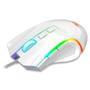 Imagem de Mouse Usb Gamer 7200 Dpi 6 Botoes Griffin Branco RGB M607W Redragon