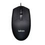 Imagem de Mouse usb letron 3 botoes 1600 dpi black rat m1611