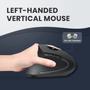 Imagem de Mouse vertical ergonômico sem fio para a mão esquerda Perixx