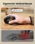 Imagem de Mouse Vertical Ergonômico Sem Fio ProtoArc EM11 NL - Conexão Bluetooth
