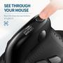 Imagem de Mouse Vertical Sem Fio DeLux Seeker M618XSD - OLED 4000 DPI