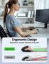 Imagem de Mouse Vertical Sem Fio Recarregável Tecknet - Ergonômico