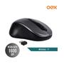 Imagem de Mouse Wireless 1600 DPI OEX STOCK MS408 Preto e Cinza