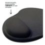 Imagem de Mousepad ergonomico com suporte pulso mouse pad gel descanso neoprene home office escritorio