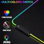 Imagem de Mousepad Gamer Borda LED RGB 7 Cores Grande Antiderrapante USB 80x30cm