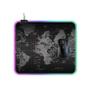 Imagem de Mousepad Iluminado com Padrão de Mapa Mundi - Conjunto de Acessórios para Computador (35x30x0,4cm)