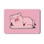 Imagem de Mousepad Pig Deitado Rosa  Antiderrapante em Tecido