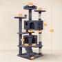 Imagem de Móveis de condomínio Cat Tree Tower Yaheetech 137 cm para gatinhos