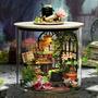 Imagem de Móveis de Madeira em Miniatura para Casa de Bonecas Spilay B067 DIY com LED