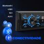 Imagem de Mp3 Player Automotivo Shutt Rio de Janeiro Bluetooth 2 Usb 4x45w P2 SD Touch Carrega Celular