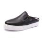 Imagem de Mule Feminino Casual Couro Legítimo Sola Alta Capella Gshoes - 890-2 - Preto