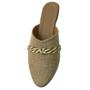 Imagem de Mule Feminino Linhão Liso Bico Redondo Estilo Casual Leve