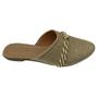 Imagem de Mule Feminino Linhão Liso Bico Redondo Estilo Casual Leve
