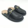 Imagem de Mule Modare com Enfeite Dourado Preto 7398102