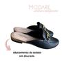 Imagem de Mule Modare Preto Com Fivela Ultra Conforto Social