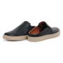 Imagem de Mule Slip On Casual Couro Masculino Solado Borracha Palmilha Macia Gel Anti-Impacto