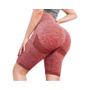 Imagem de Mulheres De Cintura Alta Levantamento De Bunda Yoga Shorts Controle De Barriga Ruched Booty Sem