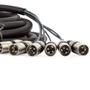 Imagem de Multicabos Com Conectores Xlr 6 Vias - Cirilo Cabos, 30Mts